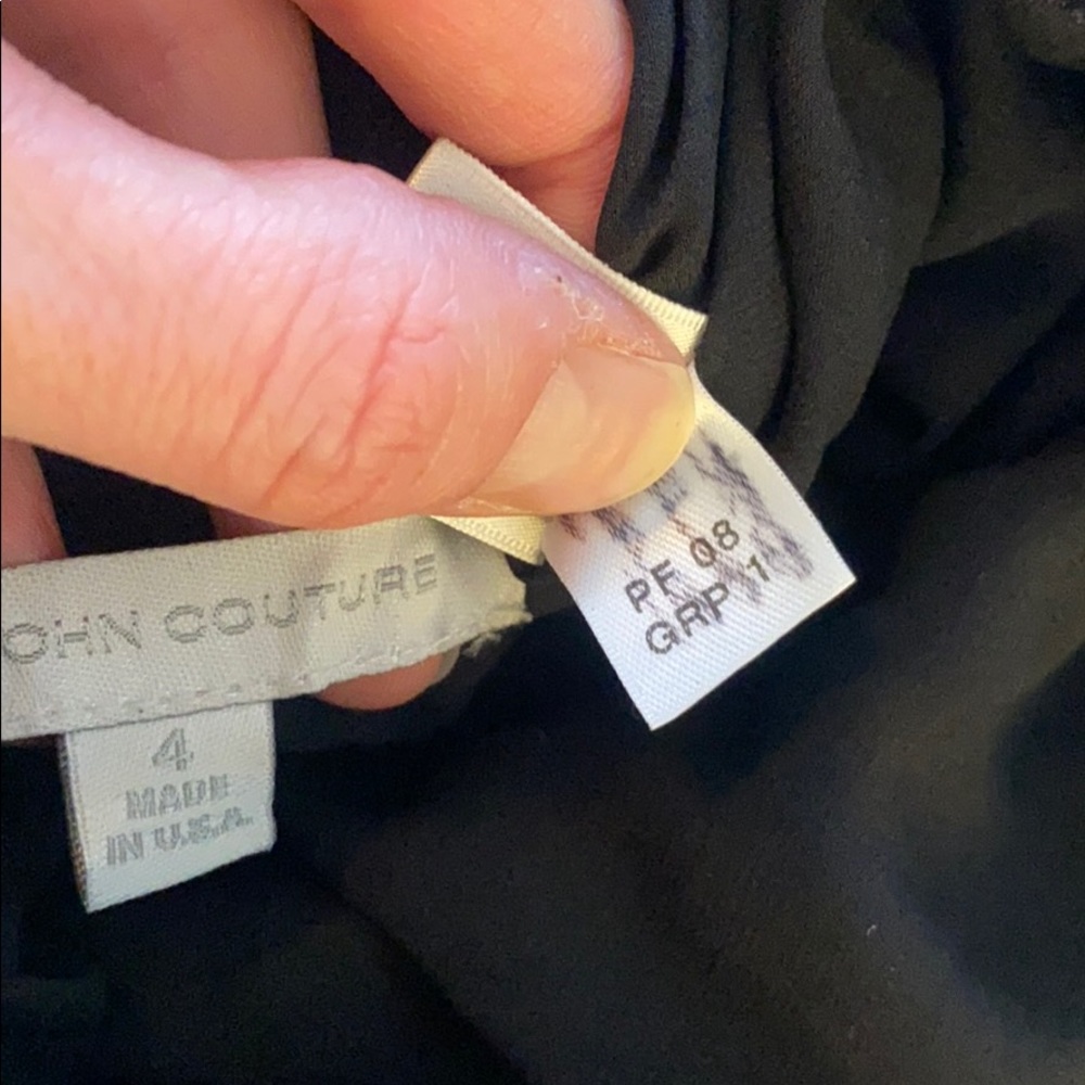 St. John Couture lace-up back pencil skirt - Picture 9 of 9